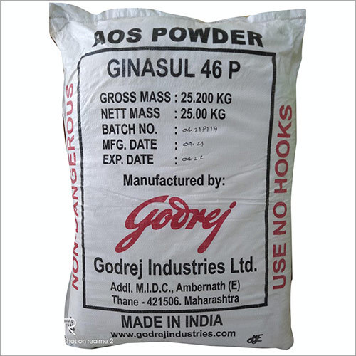 Industrial Alpha Olefin Sulphonate Powder (Aos) - Storage: Room Temperature