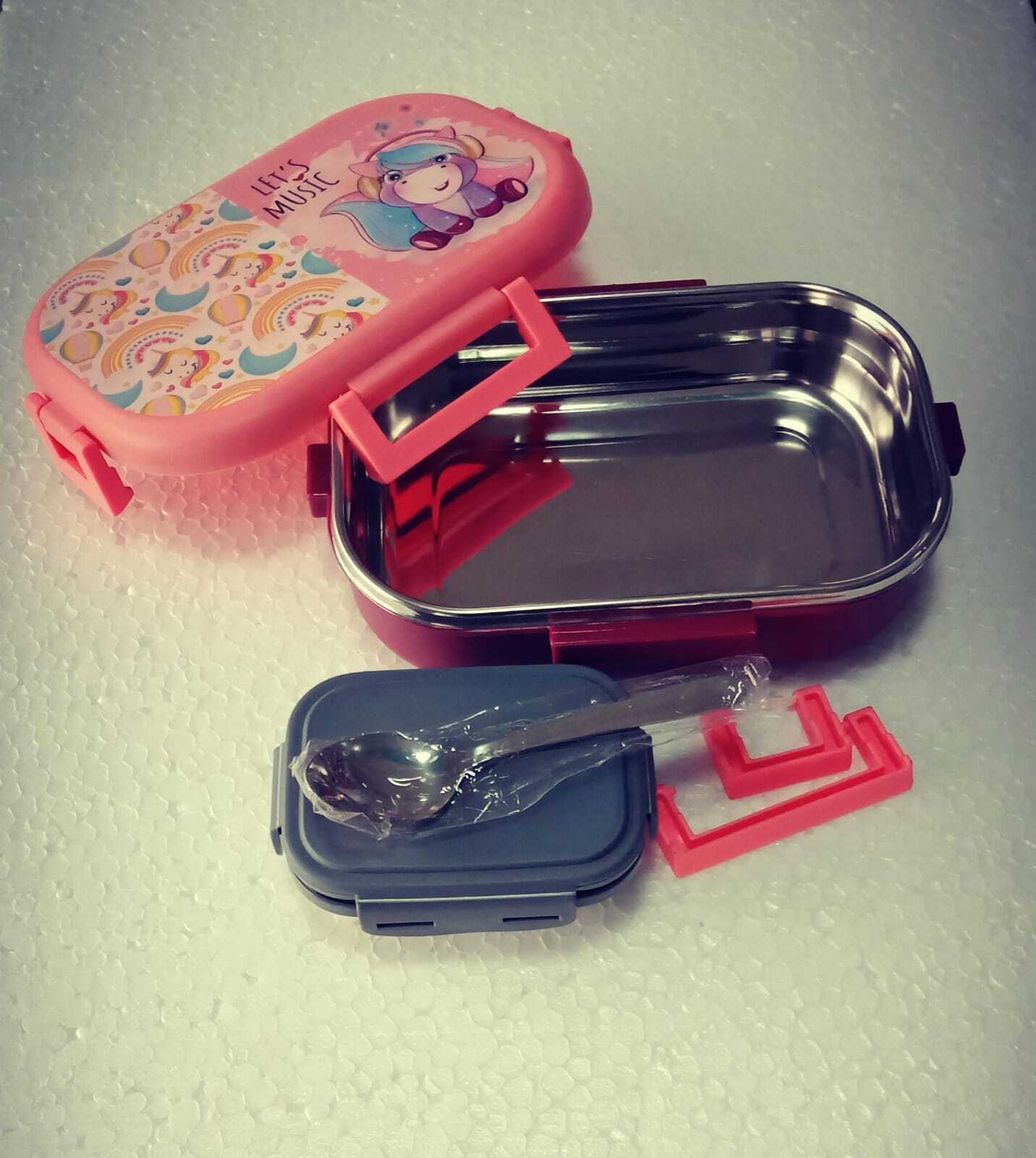 Fusion Lunch Box In Steel