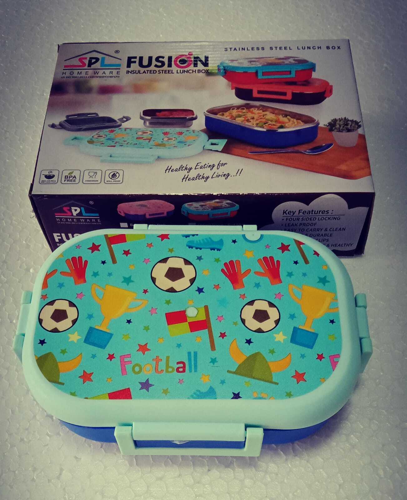 Fusion Lunch Box In Steel