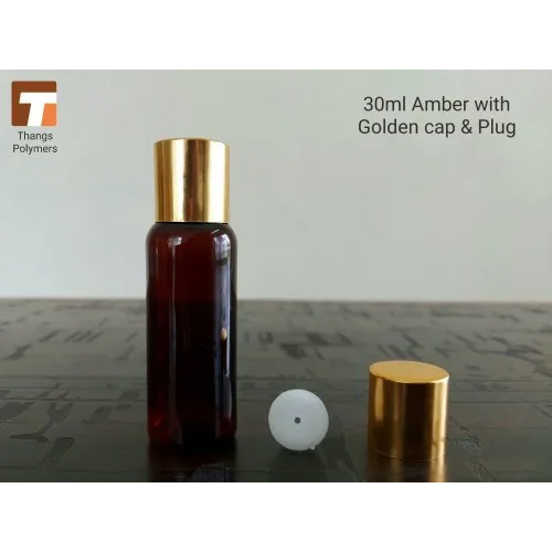 30ml एम्बर पेट बोतलें