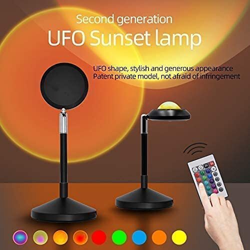 16 In 1 Sunset Lamp - Features: Good Quality
