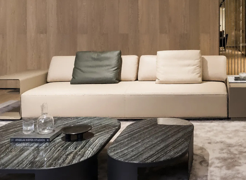 High Quality Nordic Designer L Shape Sofa Fabric Sofa Set Living Room Sofas Modular - Dimension (L*w*h): 4415*324*80cm Centimeter (Cm)