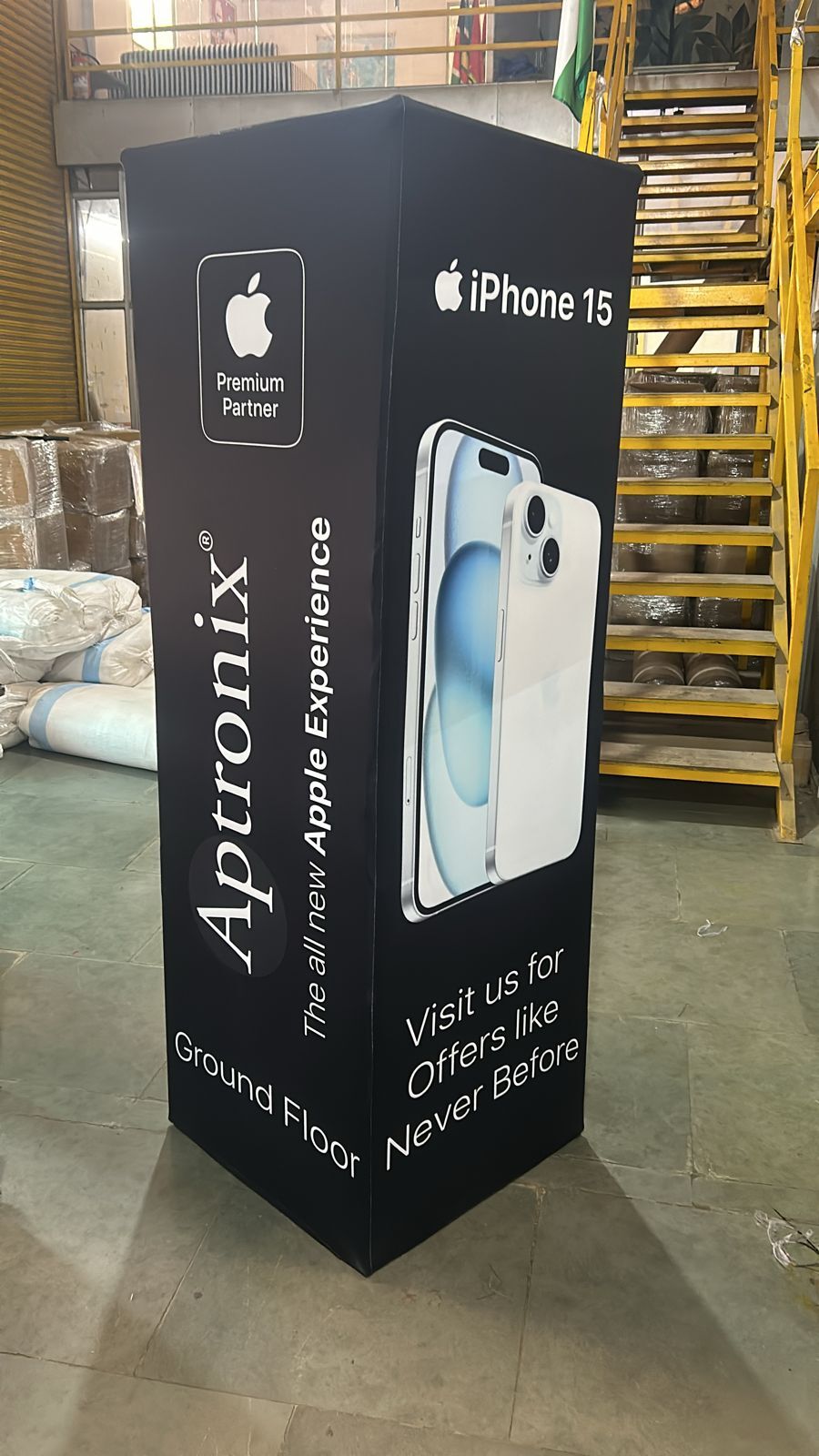 Fabric Banner Pillar - Size: Standard