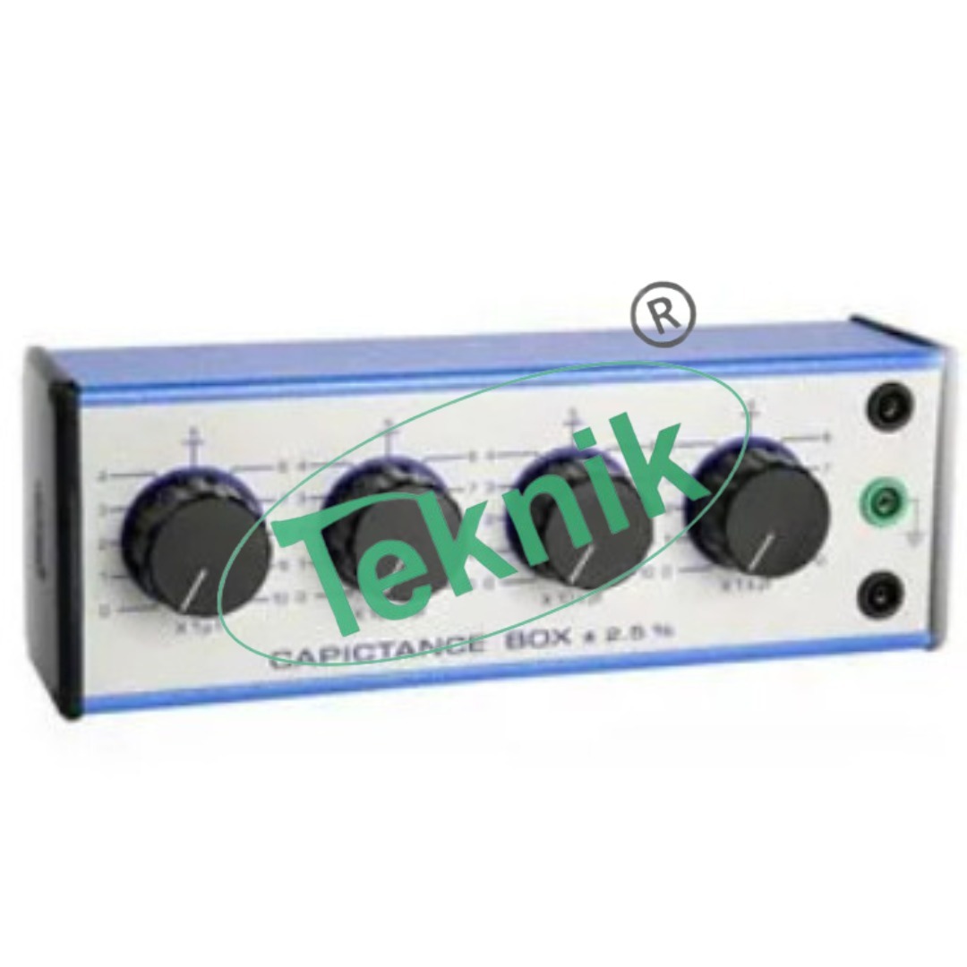 Capacitance Box - 1 Pf To 11.111 Uf Range, +/-5% Decade Accuracy, 100 Ppm Stability, Less Than 20 Ppm/â°c Temperature Coefficient, Ideal For Engineering Educational Equipment