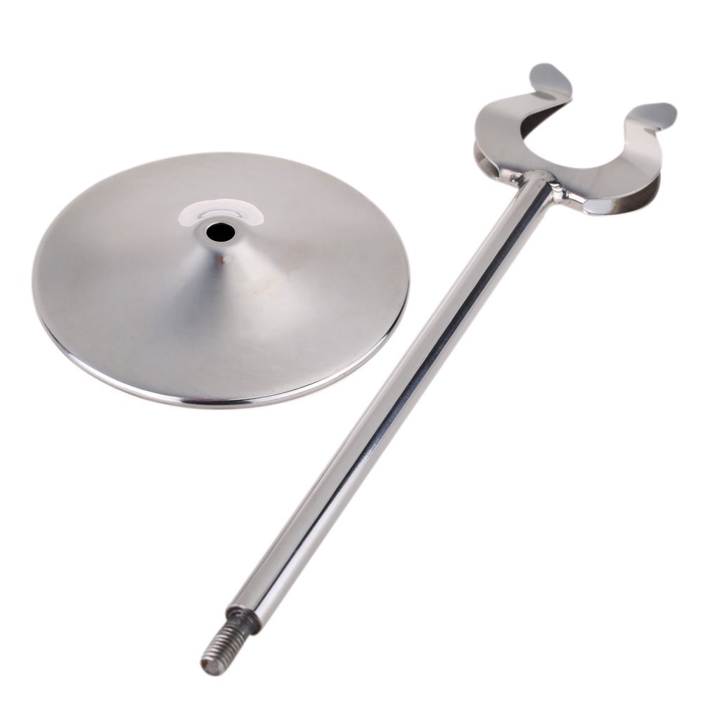 Trishul Menu Card Holder - Steel Material | Available Sizes: 4", 8", 12", 18", Silver Finish, Ideal For Events