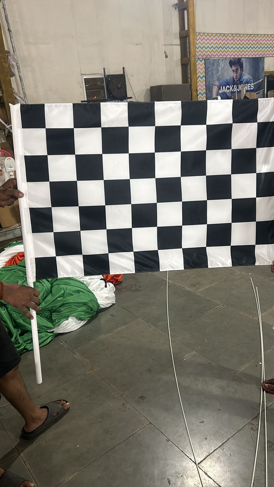 Checked Flag - Material: Polyester