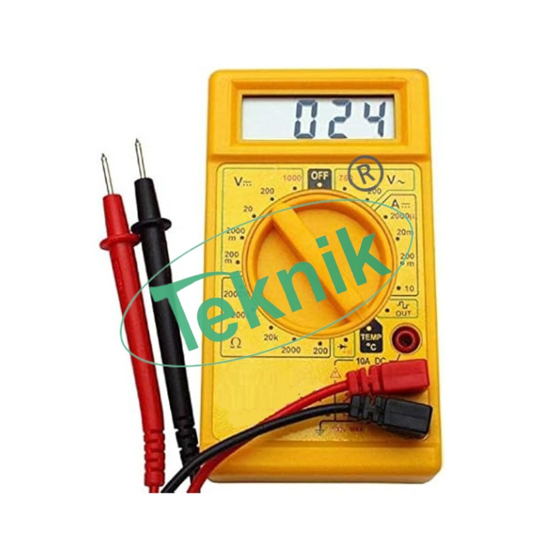 Digital Multi-meter - Dc/ac Voltage Range 200mv-600v, Accurate Readings For Engineering Applications