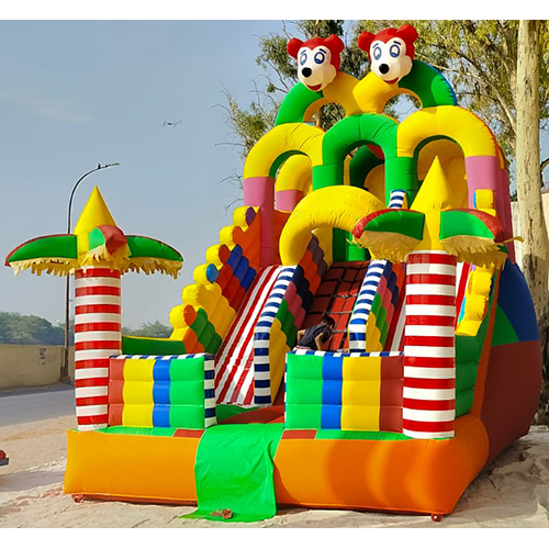 3 स्लाइड्स मिकी माउस जंपिंग बॉउंसी