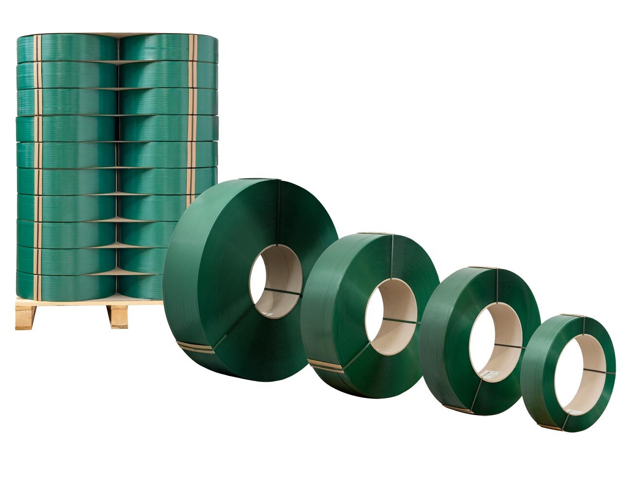 Pet Straps - 12x0.5mm Round Green | Plain Surface, Durable And Versatile