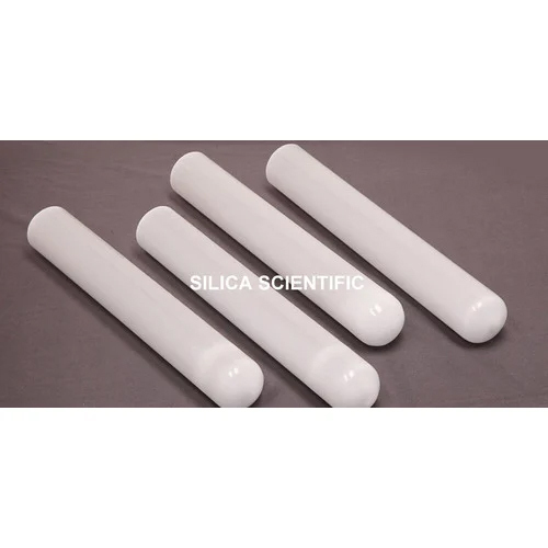 One End Closed Silica Tube - High-Quality Plastic, Compact Size, Clarity White Color | Durable Laboratory Testing Tool with Warranty