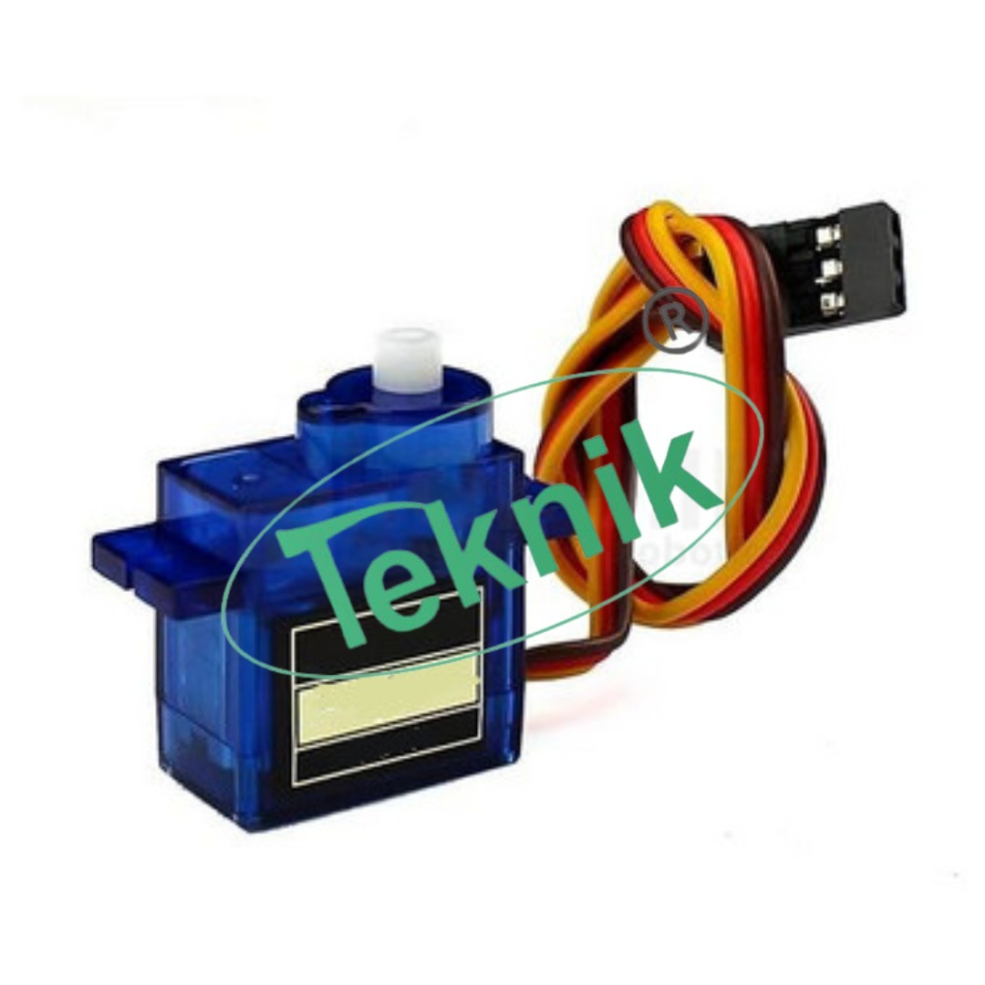 Servo Motor - 9 Gm Weight, 3.0v To 7.2v Operating Voltage, 1.2kg-cm Torque @4.8v, 1.6kg-cm Torque @6.6v | Ideal For Engineering Educational Equipment