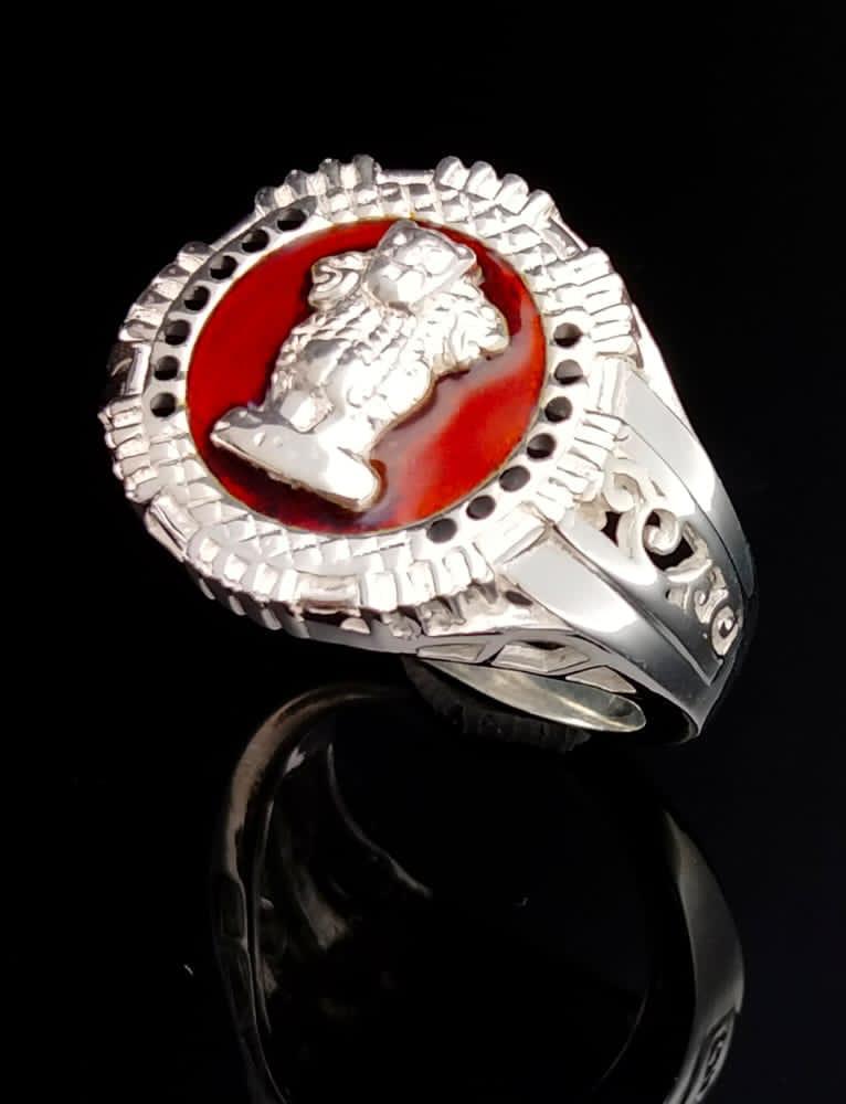 Silver 92.5 Bahubali Ring