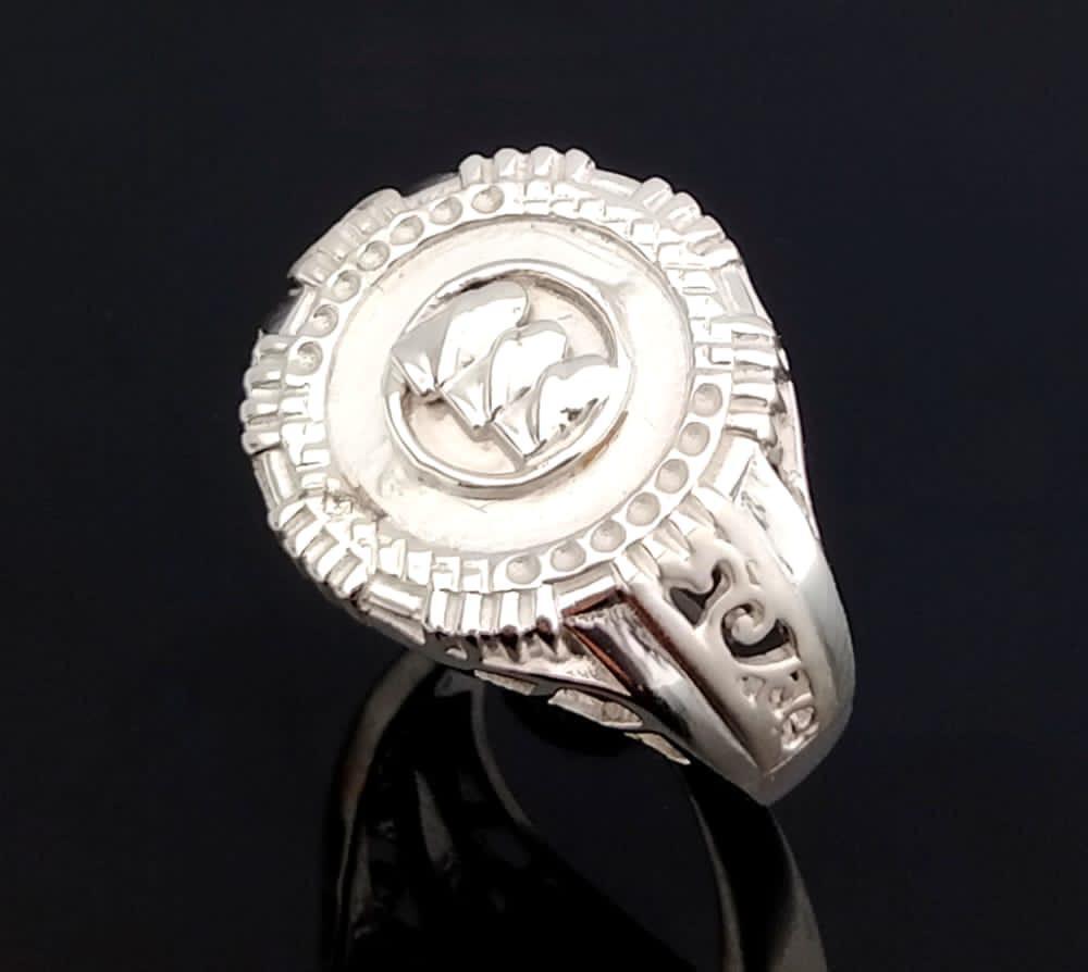Silver 92.5 Bahubali Ring