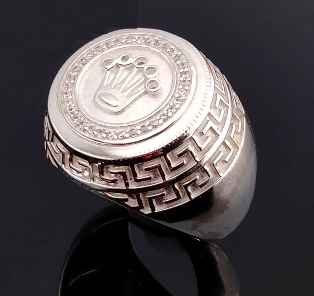 Sunbera 92.5 Silver Bahubali Ring