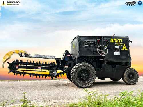 Self Drive  Heavy Duty Track Trencher - Bhim