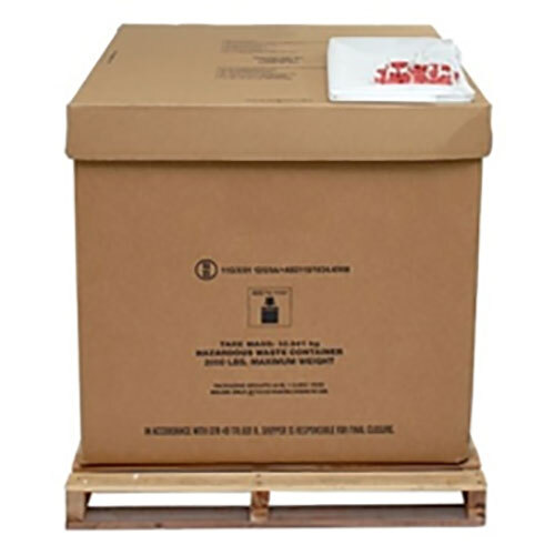 पैलट के साथcorrugated containers