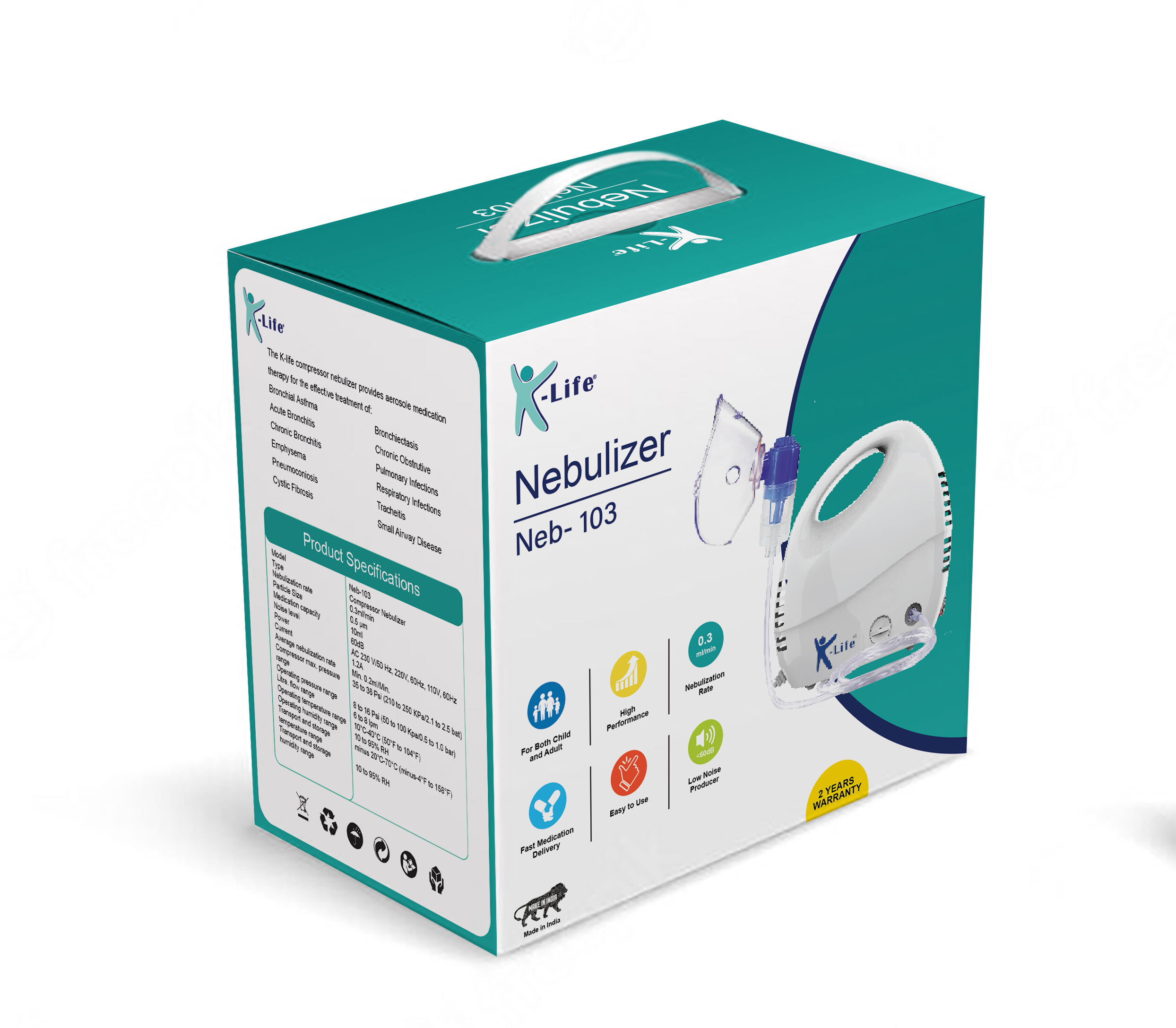Neb 103 Nebulizer Application: Industrial