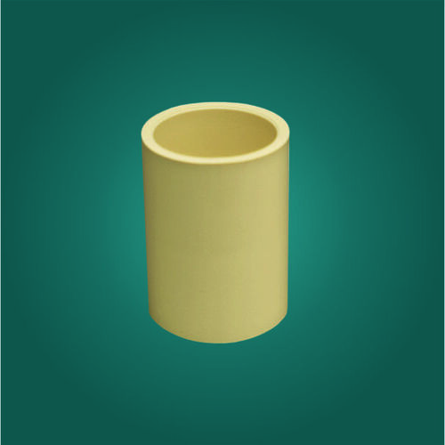 CPVC Plain Coupler - High-Pressure, Various Sizes , White Color with Warranty