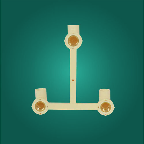 CPVC 3 in 1 Wall Mixer Adapter - High Pressure, Various Sizes Available, Elegant White Finish, Warranty Included