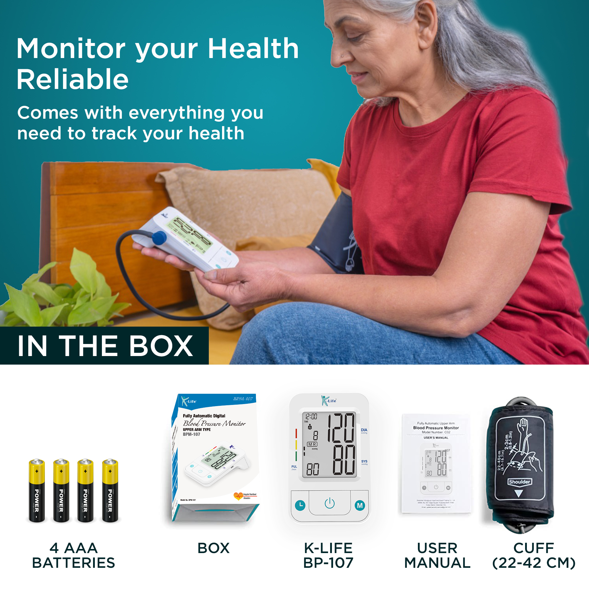 Bpm-107 Digital Blood Pressure Monitor Application: Industrial