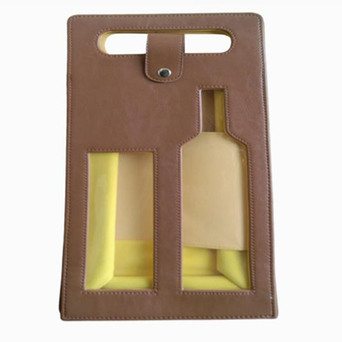 Bottle Holder Bag - Color: Brown