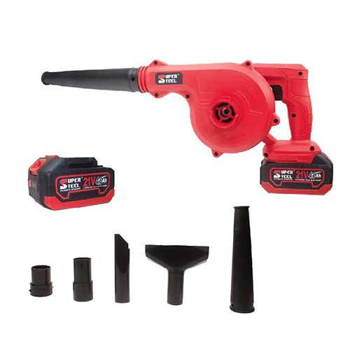 Cordless Blower - Durable ABS Plastic, Standard Size, Red & Black | Powerful Industrial Tool for Effortless Debris Removal