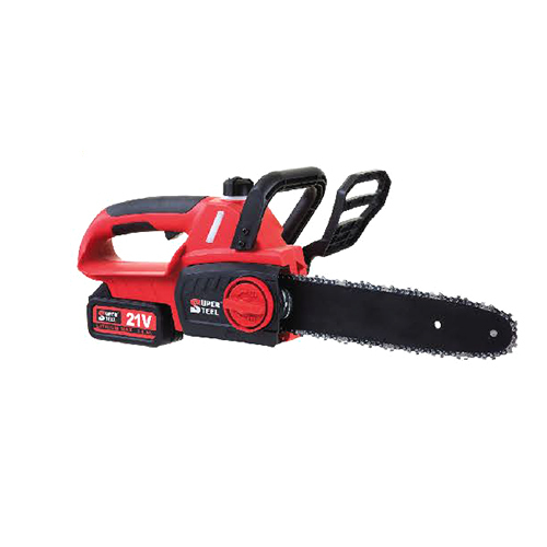 Cordless Chainsaw - High-Quality ABS & Metal , Industrial-Grade Red & Black Design for Effortless Cutting