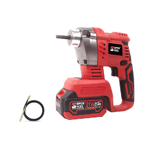 Cordless Brushless Concrete Vibrator - Application: Industrial