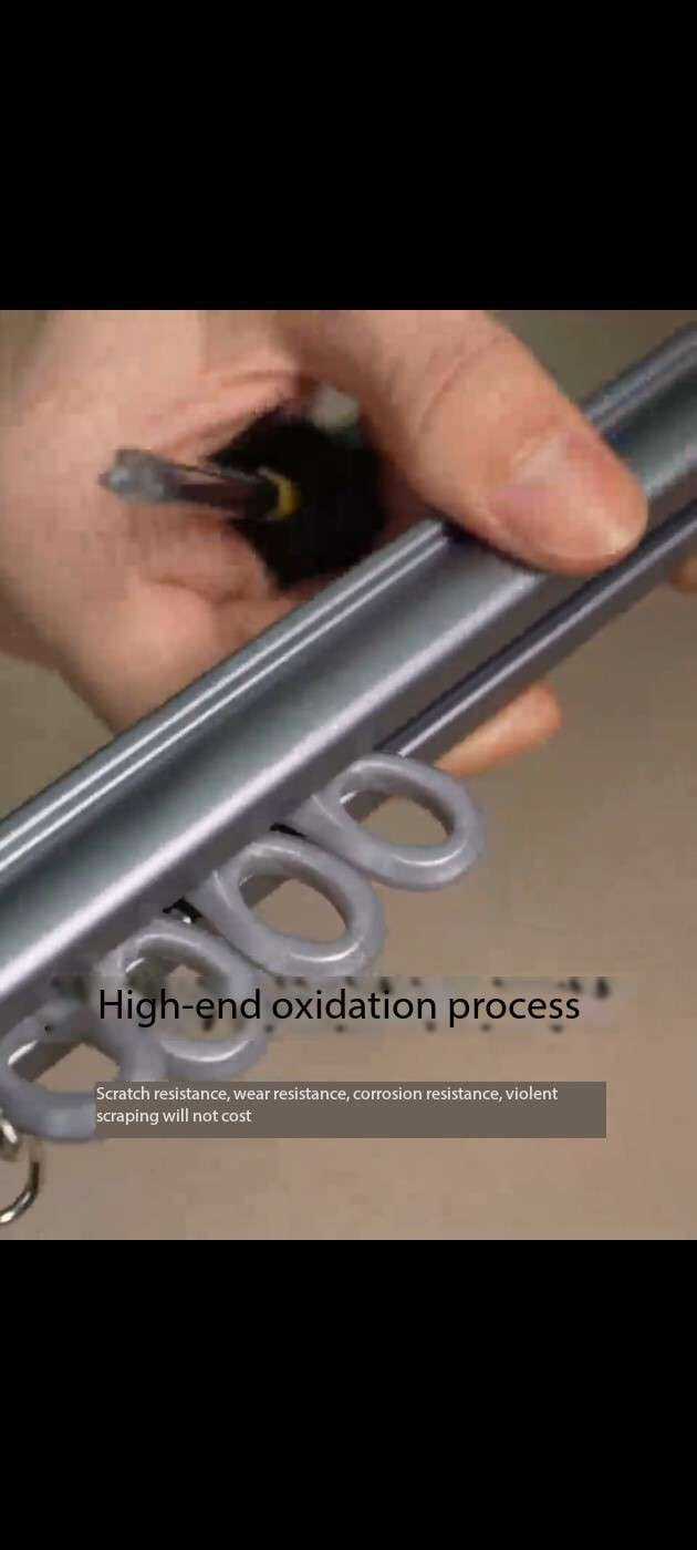 Adjustable Curtain Track - Color: White