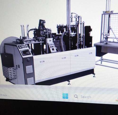 Paper Cup Making Machine - 2 to 12 oz Size, 150-350 GSM Thickness | 100-130 Pcs/min Speed, Automatic, 5-6 kW Power