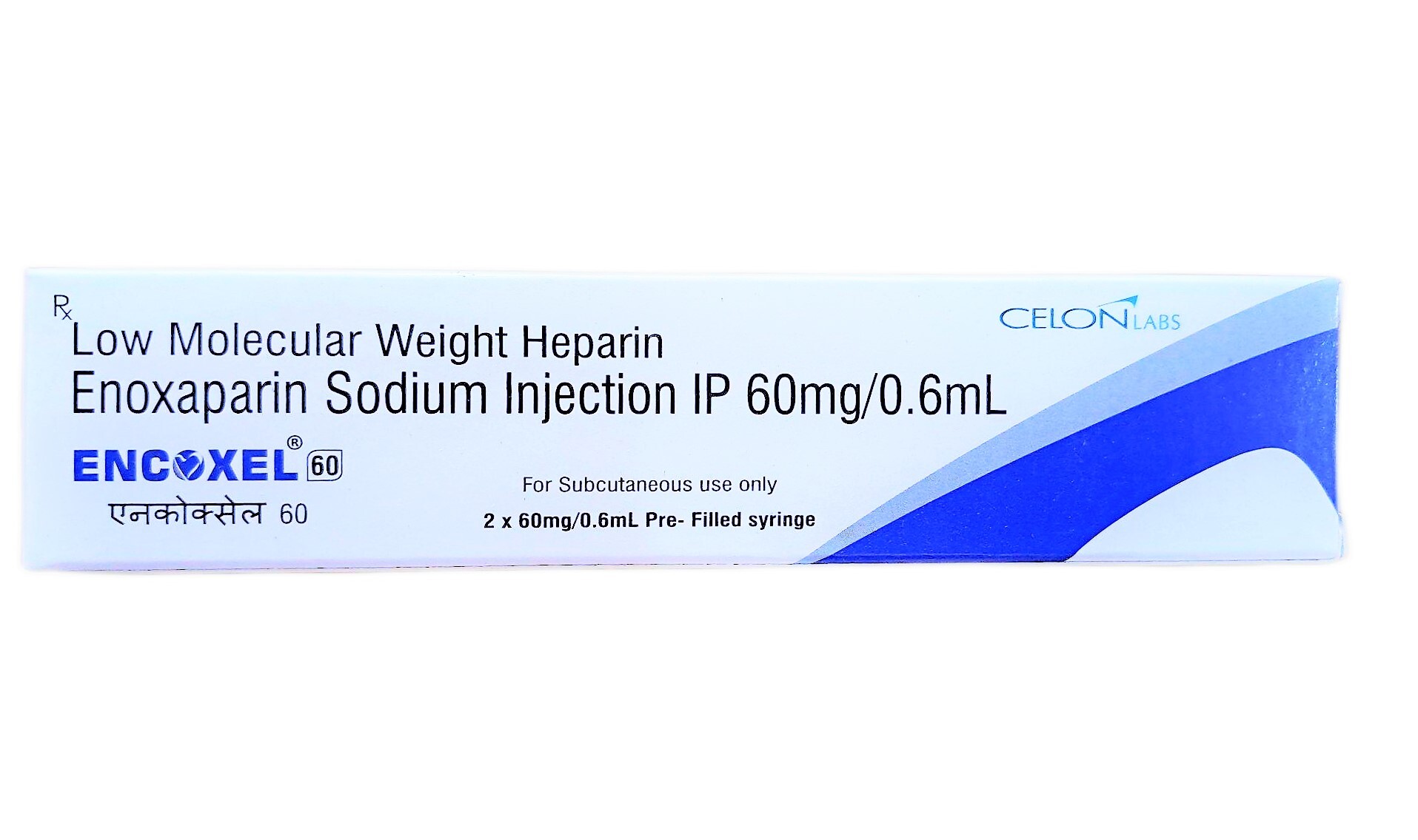 Encoxel - 60mg Enoxaparin Anticoagulant Injection | Low Molecular Weight Heparin For Blood Clot Prevention And Dvt Management, Refrigerate Storage