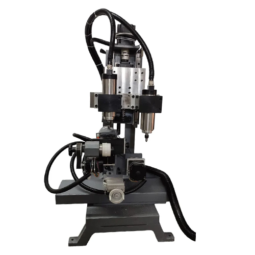 Cnc Double Head Ball Design Machine - Color: Silver & Black