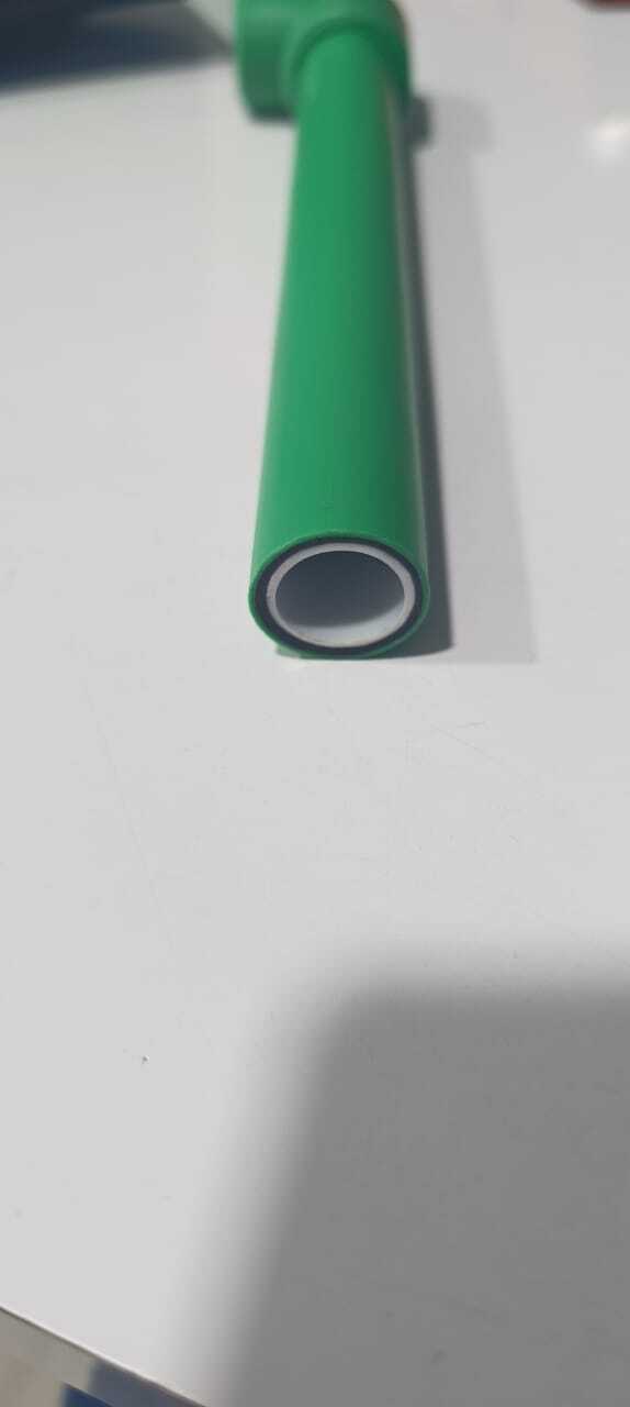 Ppr 3 Layer Pipe - Ppr Material, Length: 3 To 5 Meters, Color: Green | Warranty: 50 Years, Suitable For Water, Chemical, Air Applications