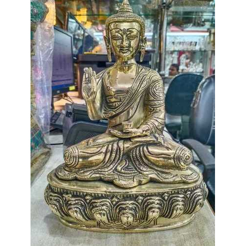 Lord Buddha Statue - Color: Golden