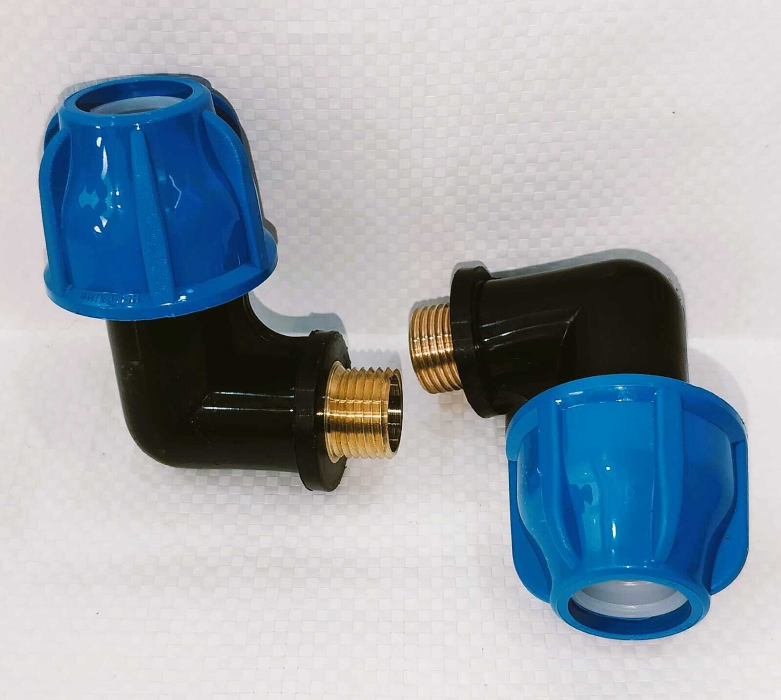 Pp Compression Push Fit Fitting - Color: Black Blue