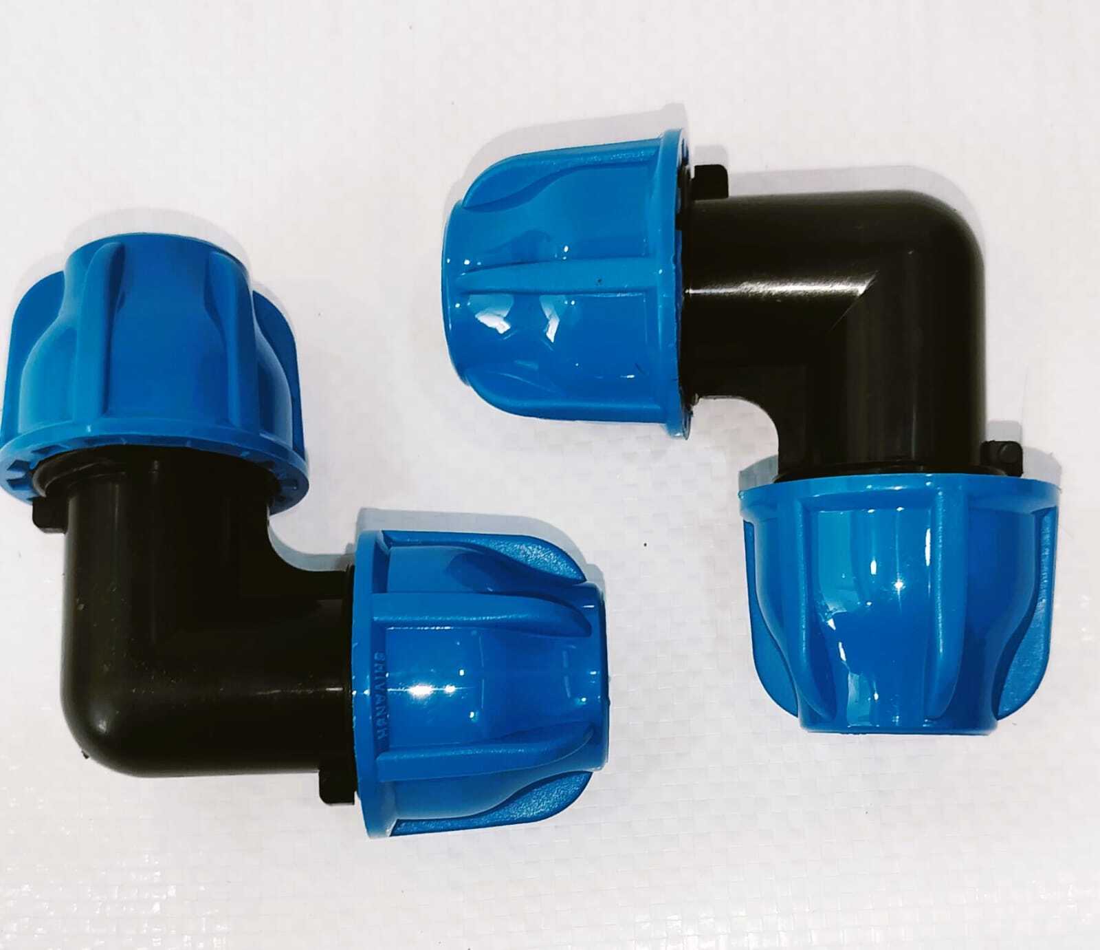 Pp Compression Push Fit Fitting - Color: Black Blue