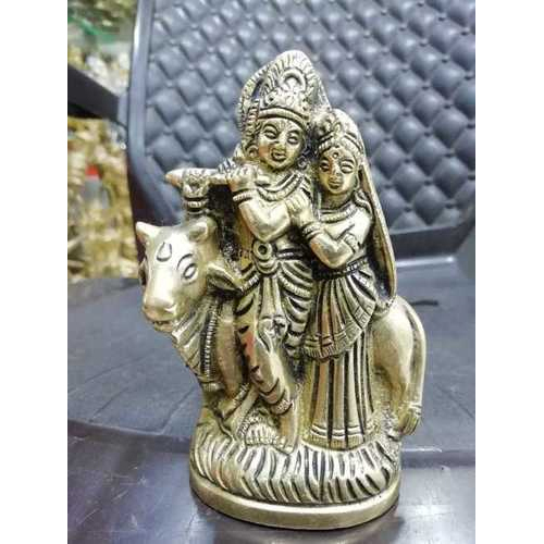 Radha Krishna - Color: Golden