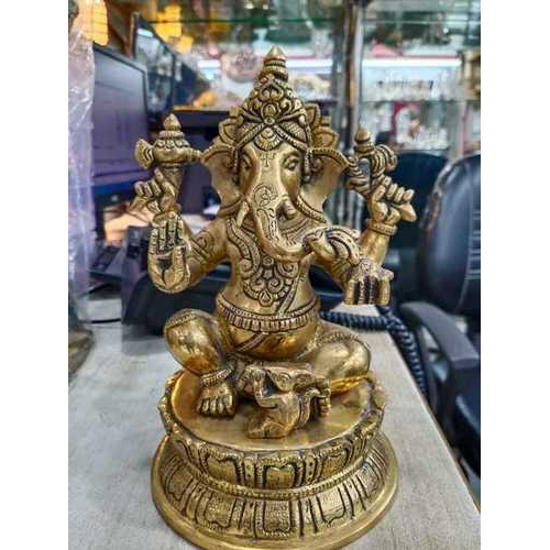 Lord Ganesha Statues - Color: Golden