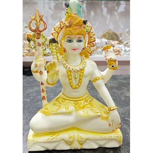 Lord Shiva Statue - Color: Golden
