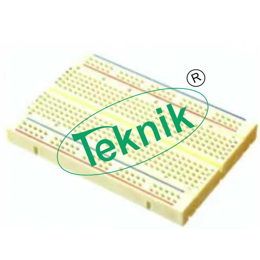 Prototyping Small Breadboard - 82mm X 54mm Dimensions, 400 Tie Points For Solderless Circuit Testing And Education