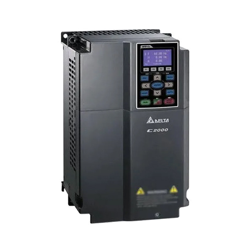Delta C2000 VFD एक उच्च कार्यक्षमता वाला वेरिएबल फ्रीक्वेंसी ड्राइव है जो ऊर्जा की बचत और गति नियंत्रण के लिए डिज़ाइन किया गया है।