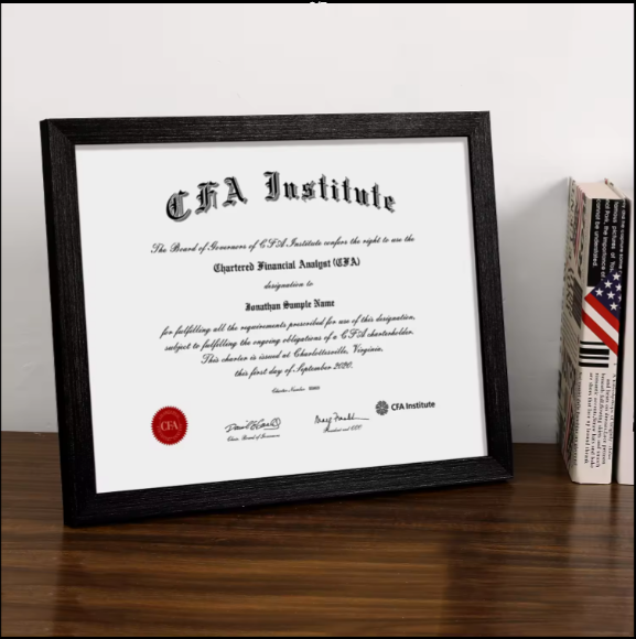 Diploma Frame - Plastic, 8x12 To 12x18 Sizes | Polished Finish, Customizable Design Options