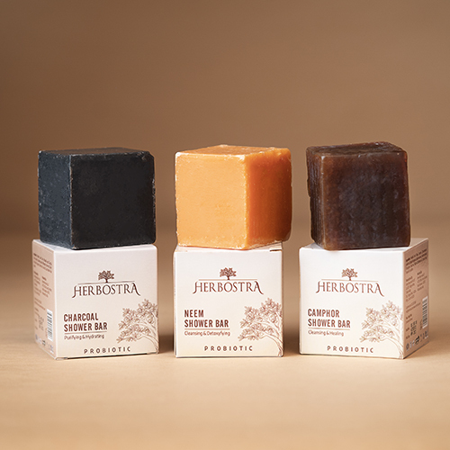 चारकोल नीम कपूर शावर बार सेट ऑफ 3