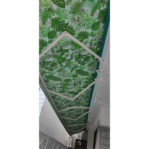 Terrace Window Awning - Pvc Material, Double Layer Design, Standard And Printed Tent Style | Stylish Shade And Protection From Sun, Rain, And Wind