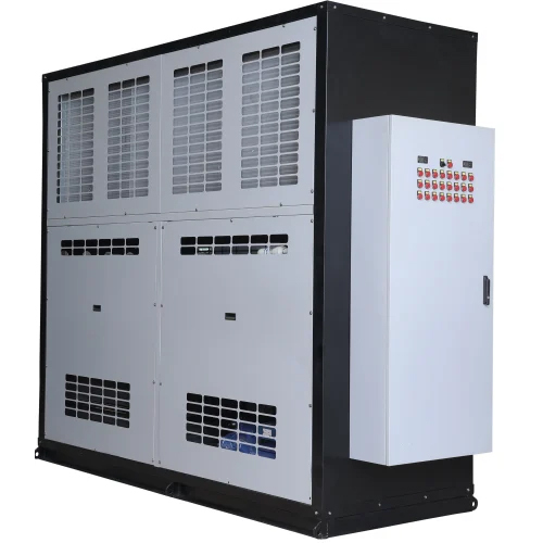 LTMT 45 Air Cooled Compact Chiller - Sturdy Metal, Standard Size, Silver & Black | Industrial Usage, Electric Power Supply, 6-Month Warranty