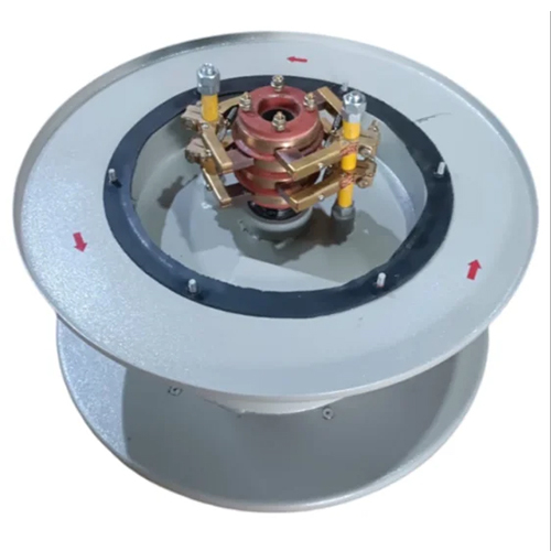 Mild Steel Spring Operated Cable Reeling Drum - 25 Meter Length, Medium Voltage Rating, Round Conductor Shape, White Connector Color