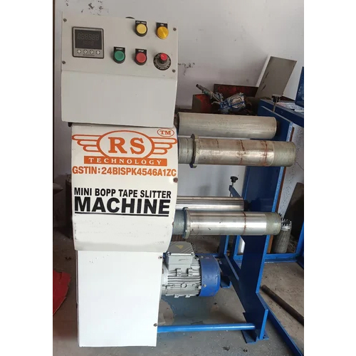Cello Tape Winding Machine - Semi Automatic, Electric Power Source , Galvanized Surface Treatment , 1 Year Warranty