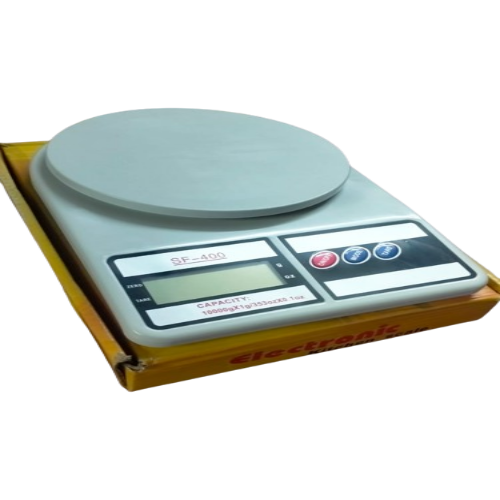 Kitchen Scales - Digital Display, 5kg Capacity With Tare Functionality, Ivory White Design - Compact And Accurate 0.5g Precision, Easy-to-clean And Non-slip Feet
