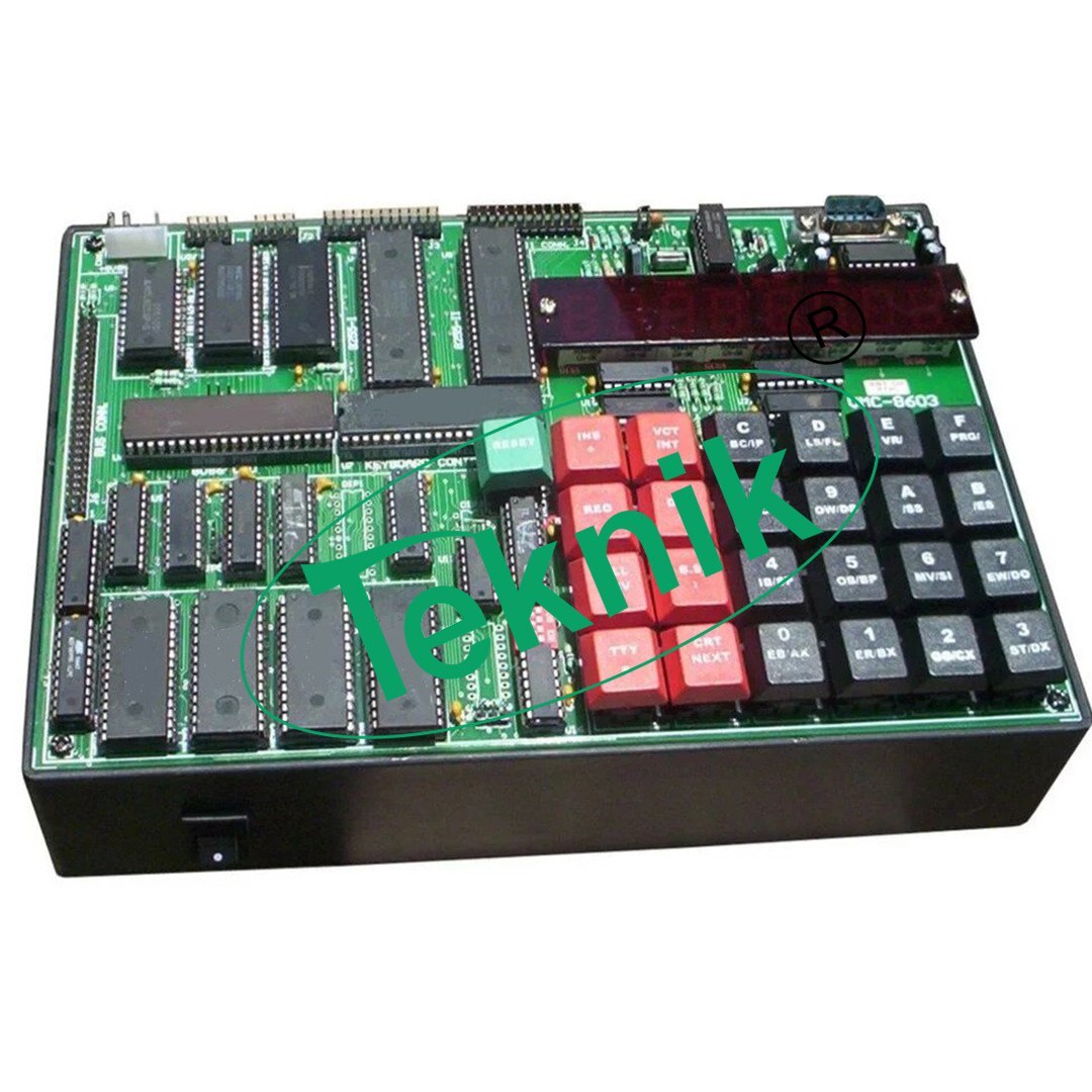 Microcontroller 8051/2 Development Kit - Dil40 Zif Socket, Rs232 Interface With Max232, Uln 2003 For Stepper Motor & Relays, 11.0592mhz Quartz Crystal