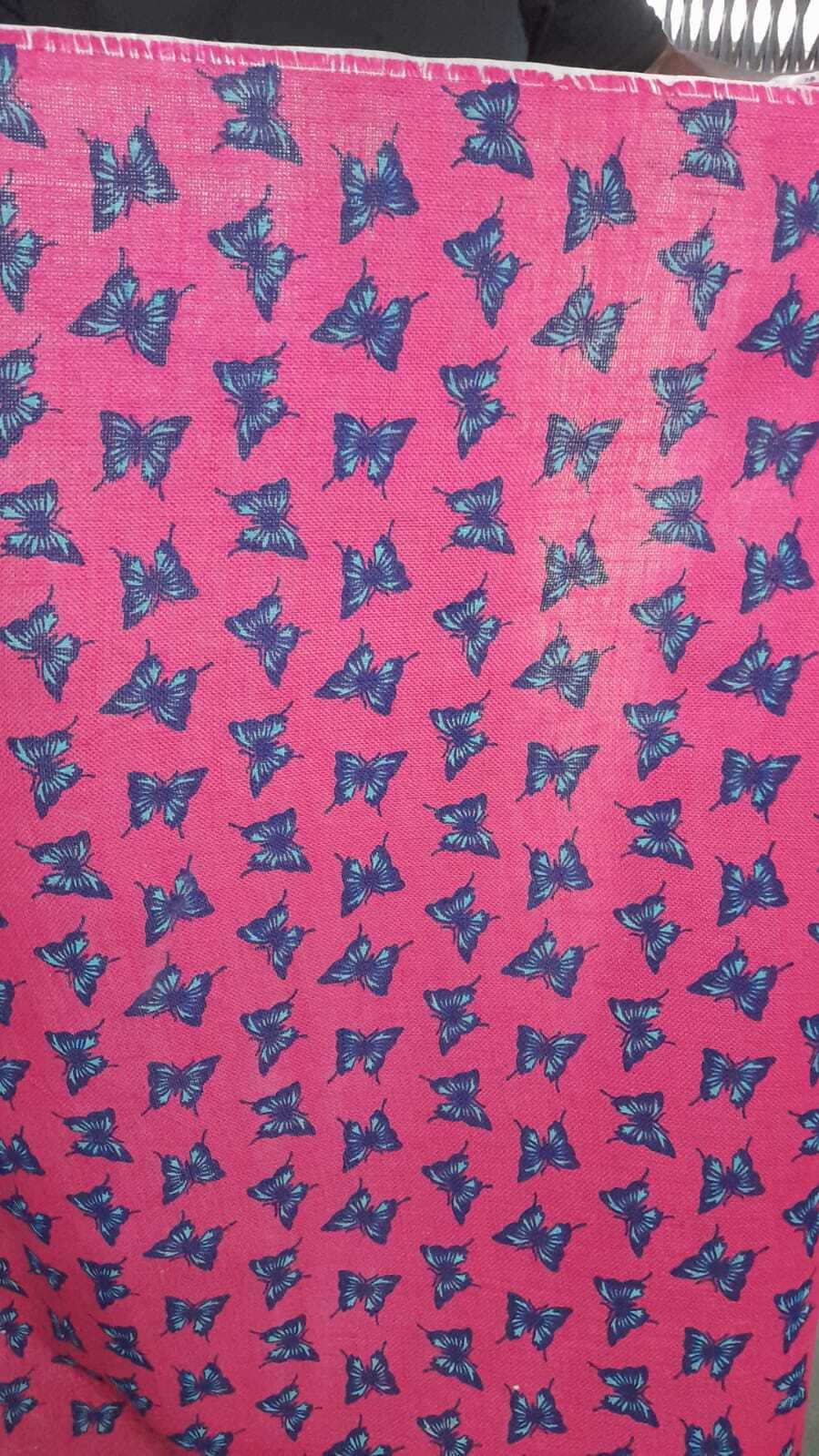 Eco-friendly Printed Jute Fabrics Buy Directly From Manufacturer In India - Multi Color, Custom Sizes Available | Sustainable, Durable, Biodegradable Material With Unique Printed Designs